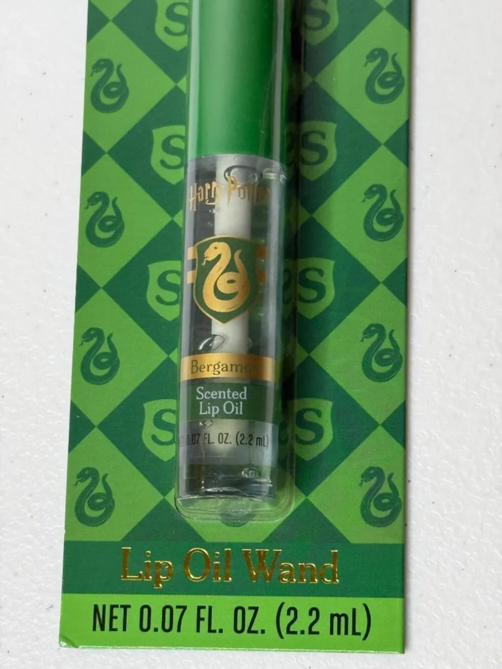 Harry Potter Slytherin Bergamot Scented Lip Oil Wand New